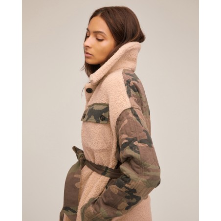 Value Edition Augie Quilted Camo Sherpa Parka New Release