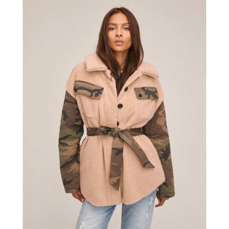 Value Edition Augie Quilted Camo Sherpa Parka New Release