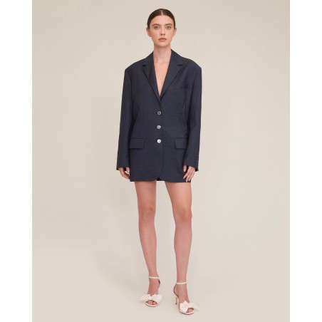 Value Edition Cohen Boyfriend Wool Blazer Dress Available for Immediate Shipping