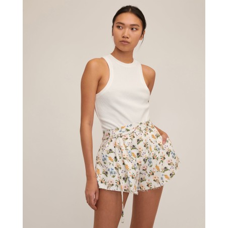 Value Edition Alina Shaped Hem Botanical Floral Short Immediate Availability