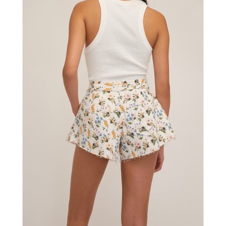 Value Edition Alina Shaped Hem Botanical Floral Short Immediate Availability